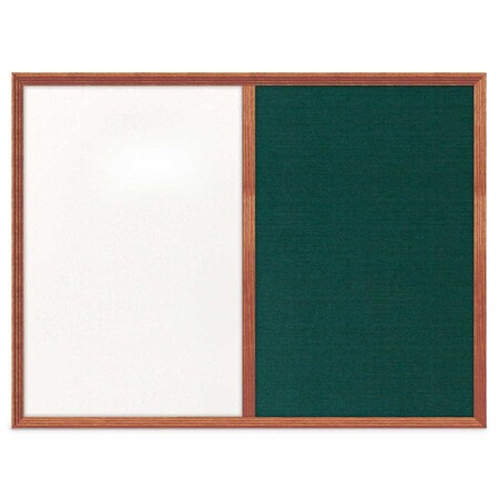 United Visual Products Slim Style Indoor Enclosed Corkboard, 12 UV500SC-BRONZE-COBACC